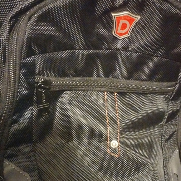 Sleek Black and Gray Backpackwith Laptop Or Tablet Compartment - Picture 3 of 11